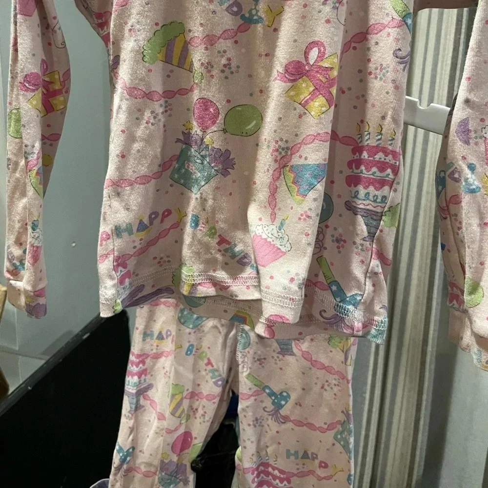 Happy birthday pajamas long sleeve and pants